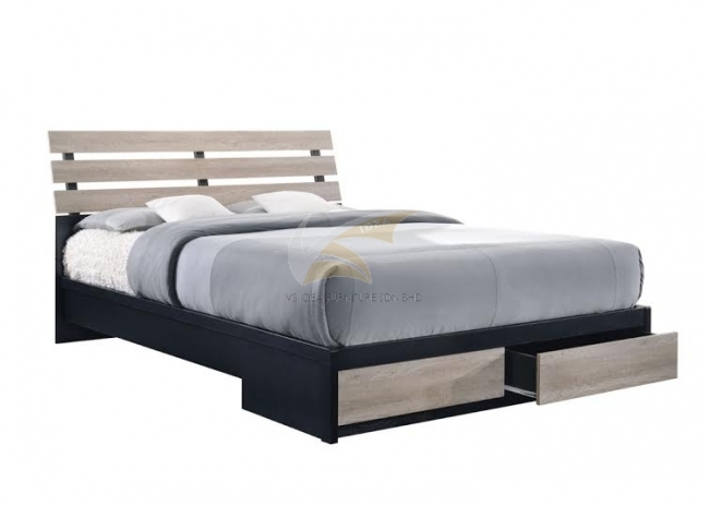 IDEA 303 QUEEN BED (WITH DRAWER)